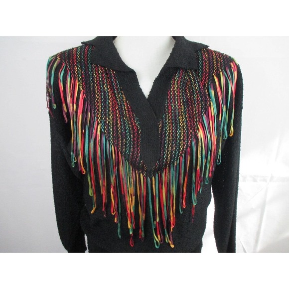 Manra & Mei M Mary Sui Sweater Knit OOAK Thread Clothing Art - Picture 2 of 10